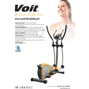 D70 Bronze Collectıon Eliptik Bisiklet