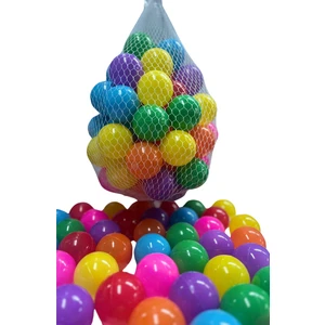 Havuz Topu - Şişme Oyun Havuz Topları 6 cm 100 Adet - File, Havuz Topu Seti