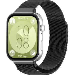 Huawei Watch Fit 3 / Fit 4 / Fit 4 Pro Uyum Metal Hasır Örgü Kordon Paslanmaz Milano Old Money Kayış