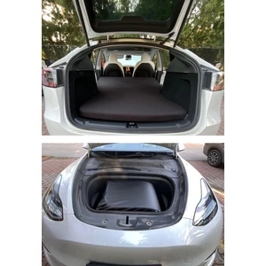 Emay Center Tesla Model Y Için Lüks Katlanabilir, Her An Hazır, Kamp Yatağı