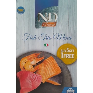 Natural Karides+Somon Balık Menu 70 Gr*6 Adet