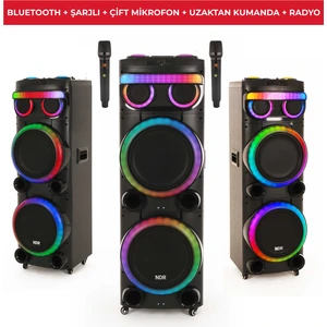 Ndr Ndr-21280 Karaoke Parti Hoparlörü - 8000w Güç!