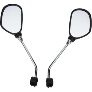 Reflektörlü Bisiklet Gidon Aynası Geniş Açılı Dönebilen Ikili Çift Dikiz Ayna