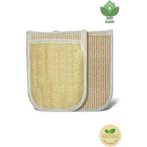 Duff Clean Çift Tarafli %100 Doğal Doğal Kabak Kesesi 24 x 17 cm