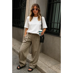 Basic Kadın T-Shirt Regular Oversize Tişört