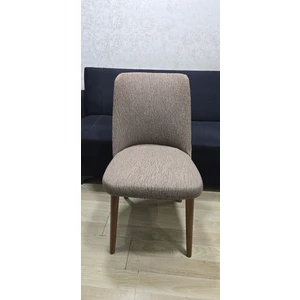 6lı A++ Kalite Jakarli Ağaç Desen Esnek Lastikli Oval Sandalye Kılıfı 6 Adet