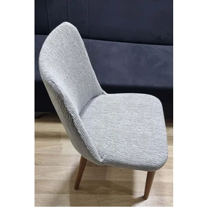 6lı A++ Kalite Jakarli Ağaç Desen Esnek Lastikli Oval Sandalye Kılıfı 6 Adet