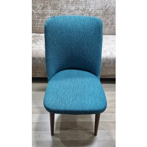 6lı A++ Kalite Jakarli Ağaç Desen Esnek Lastikli Oval Sandalye Kılıfı 6 Adet