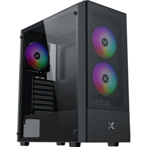 EN41655 Hero Iı Aır 3f Mesh Temperli Camlı 3*12CM Sabit Rainbow Atx Mid-T Gaming Oyuncu Kas