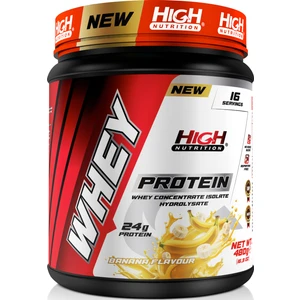 High Nutrition Whey Protein 480 gr Muz Aromalı Protein Tozu 24 gr Protein
