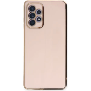 Samsung Galaxy A52 Kılıf Kenar Detaylı Yumuşak Parlak Silikon