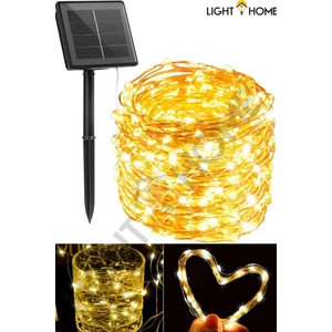 100 LED Güneş Enerjili Dekoratif Peri LED - Dış Mekan, Bahçe, Parti Işıkları,balkon
