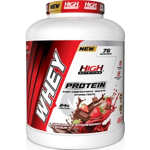 High Nutrition Protein Tozu 2280 gr Çikolata Çilek Aromalı 24 gr Protein 76 Servis