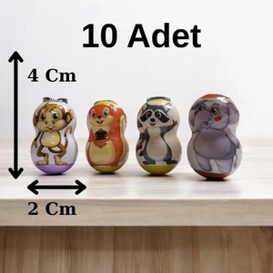 10 Adet Mini Hacıyatmaz – Düşer, Kalkar, Asla Pes Etmez!