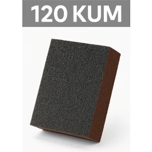 100 Kum Sünger El Zımparası - Ahşap, Metal, Mobilya ve Hobi Için Islak Kuru Kullanıma Uygun