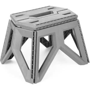 Mithra Life Çok Amaçlı Katlanabilir Küçük Boy Gri Basamak Tabure MIT1169