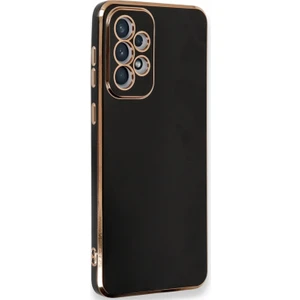 Samsung Galaxy A73 Kılıf Kenar Detaylı Yumuşak Parlak Silikon