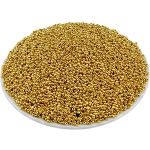 Serhat Aksesuar ve El İşçiliği Kaplama Altın (11/0) 2 mm Kum Boncuğu 100 gr