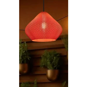 Gruis Kiremit Mesh Yüzey Avize Yatak Odası, Cafe, Tasarım Tekli Sarkıt Avize (Plastik) E27