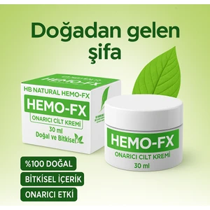HEMO-FX onarıcı bitkisel cilt kremi (kimyasal içermez) hb natural