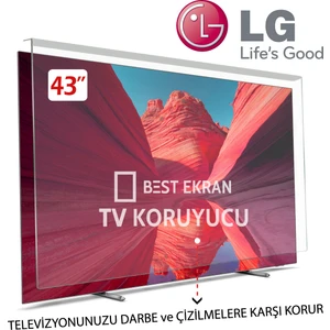 Best Ekran Lg 43" inç 109 Ekran Tv Ekran Koruyucu (KIRILMAZ PANEL)