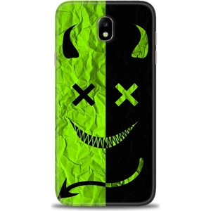 Kılıf Evreni Samsung Galaxy J7 Pro Hd Baskılı Kılıf + Seramik Tam Kaplayan Ekran Koruyucu 360