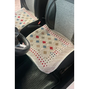 Oto Koltuk Kilim 3 Parça Set Terletmez Jüt Iplik Universal Minder