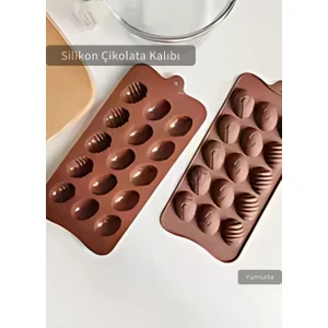 Yumurta Desen Çikolata Kalıbı Bpa Free Buz Kalıbı Silikon Tatlı Kalıbı Yapışmaz Kalıp