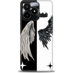 Kılıf Evreni Realme C53 Kılıf Hd Baskılı Kılıf + Seramik Tam Kaplayan Ekran Koruyucu 145