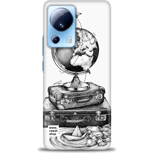 Kılıf Evreni Xiaomi Mi 13 Lite Kılıf Hd Baskılı Kılıf + Seramik Tam Kaplayan Ekran Koruyucu 83