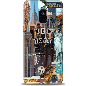 Kılıf Evreni Samsung Galaxy A8 2018 Hd Baskılı Kılıf + Seramik Tam Kaplayan Ekran Koruyucu 265