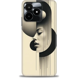 Kılıf Evreni Realme C53 Kılıf Hd Baskılı Kılıf + Seramik Tam Kaplayan Ekran Koruyucu 149