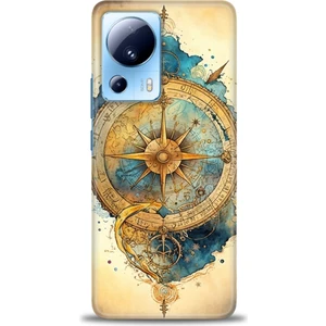 Kılıf Evreni Xiaomi Mi 13 Lite Kılıf Hd Baskılı Kılıf + Seramik Tam Kaplayan Ekran Koruyucu 89