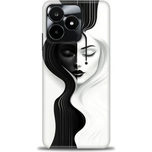 Kılıf Evreni Realme C53 Kılıf Hd Baskılı Kılıf + Seramik Tam Kaplayan Ekran Koruyucu 144