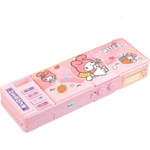 "yeni Sanrio Kırtasiye Kutusu Kuromi Melody Kırtasiye Kutusu Şifre Kilidi Çok Işlevli Büyük Kapasiteli Kalem Kutusu Çocuk Hediyesi " (Yurt Dışından)
