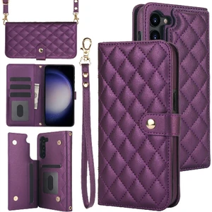 Samsung Galaxy Case 5g Crossbody Tarzı 5 Kart Yuvaları ile Premium (Yurt Dışından)