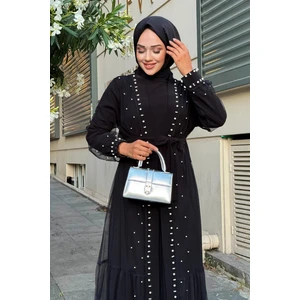 Inci Işlemeli Ikili Abaya Takım