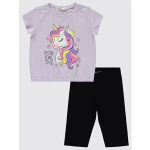 Civil Girls Kız Çocuk Takım 2-5 Yaş Nazik Lavanta