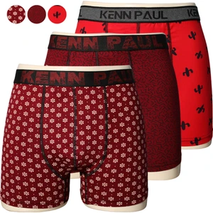 3'lü Boxer 3xl–6xl Büyük Beden – Desenli, Yumuşak Pamuk
