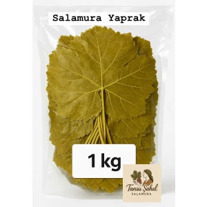 Tansu Şahal Salamura 1 kg Asma Yaprağı – Manisa Bağlarından, El Emeği ile Hazırlandı