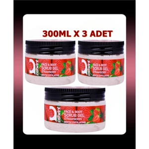 Yüz ve Vücut Scrub Jel Peeling Yüz Maskesi 3'lü Set