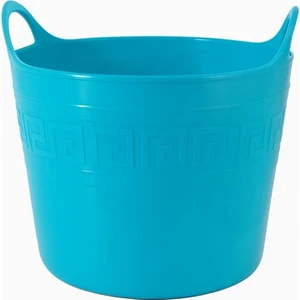 Esnek Kirli ve Oyuncak Sepeti 42 Lt Turkuaz Renkli Dayanıklı Plastik Malzeme