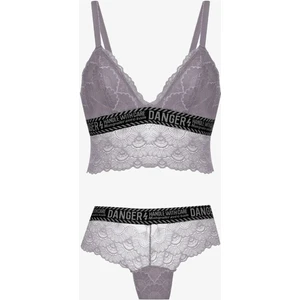 Koza Danger Yazılı Süngerli Bralet Takım - 80227