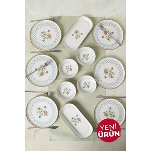 Rose Line Kahvaltı Takımı 12 Parça 6 Kişilik 22911-13
