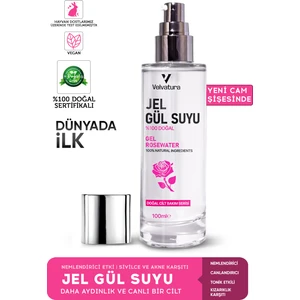 %100 Doğal Gül Suyu Jel Form Besleyici ,Canlandırıcı ve Nemlendirici Özel Formül