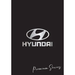 Suya Dayanıklı Yıkanabilir Hyundai Oto Paspas Kağıdı Siyah Gümüş Baskı 50 Adet - 35X50CM - Kalın