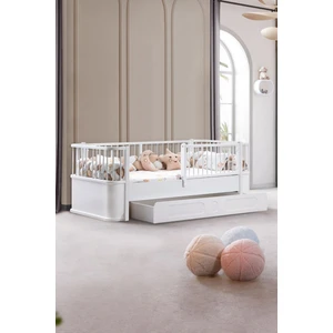 Yavrulu Karyola, Antalya Montessori Yavrulu Yatak - Beyaz