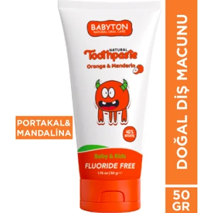 Doğal Portakal & Mandalina Diş Macunu Florürsüz 50 gr