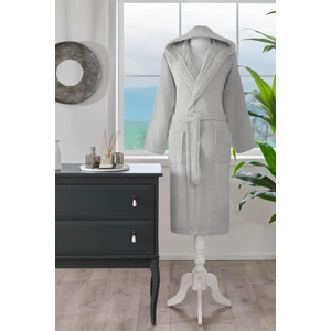 Woven Kapüşonlu Bornoz