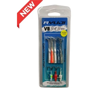 V8 8cm 5.5gr Silikon Yem Mix